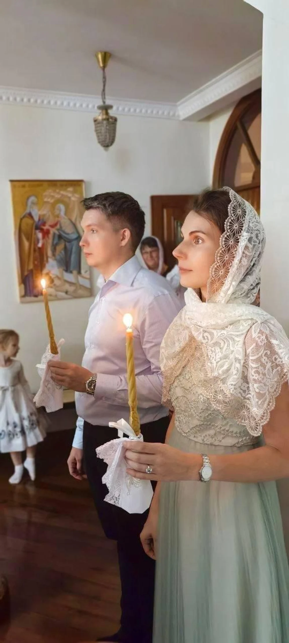 Первое венчание в нашем Храме!